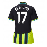 Dres Manchester City Kevin De Bruyne #17 Preč pre Ženy 2024-25 Krátky Rukáv